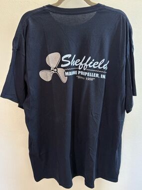 Sheffield Marine Propeller Navy Blue T-shirt 2XL